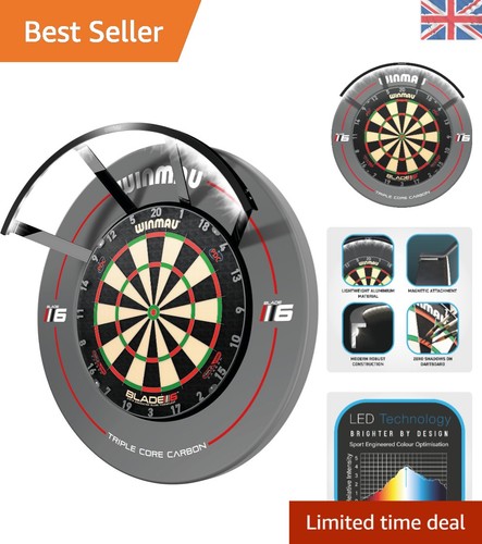Magnetic black dartboard light - magnetic,