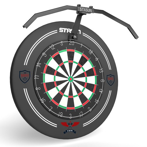 Led dartboard light - dartboard, foldable